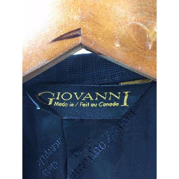 Giovanni BESPOKE Ermenegildo Zegna TROFEO Charcoal Blazer Jacket Coat 46L - Picture 6 of 7
